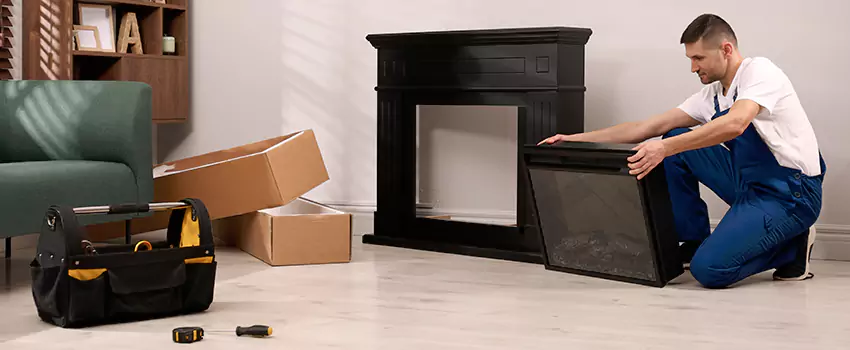 Old Rusted Metal Fireplace Repair And Replacement in Watertown, SD